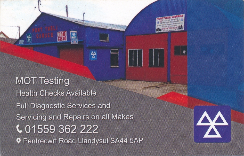 Pontwelly Garage for MOTs