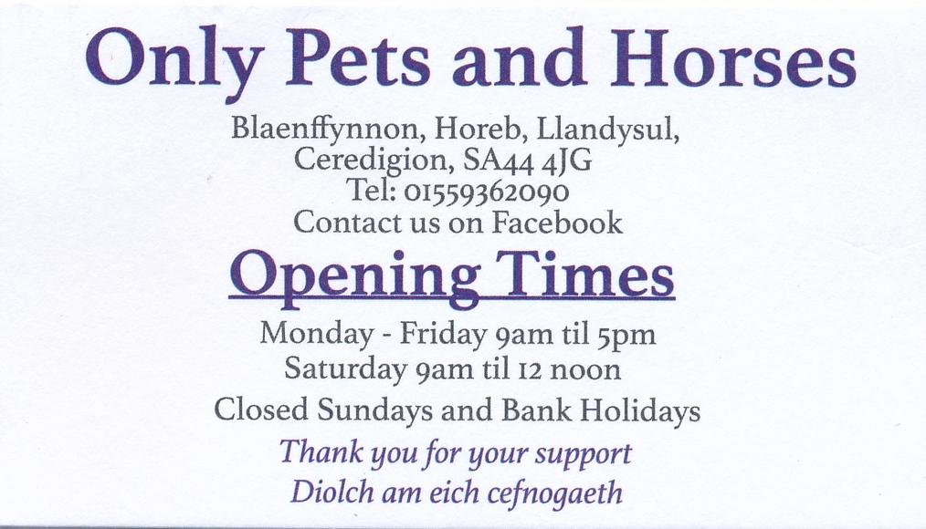 Only Pets and Horse logo