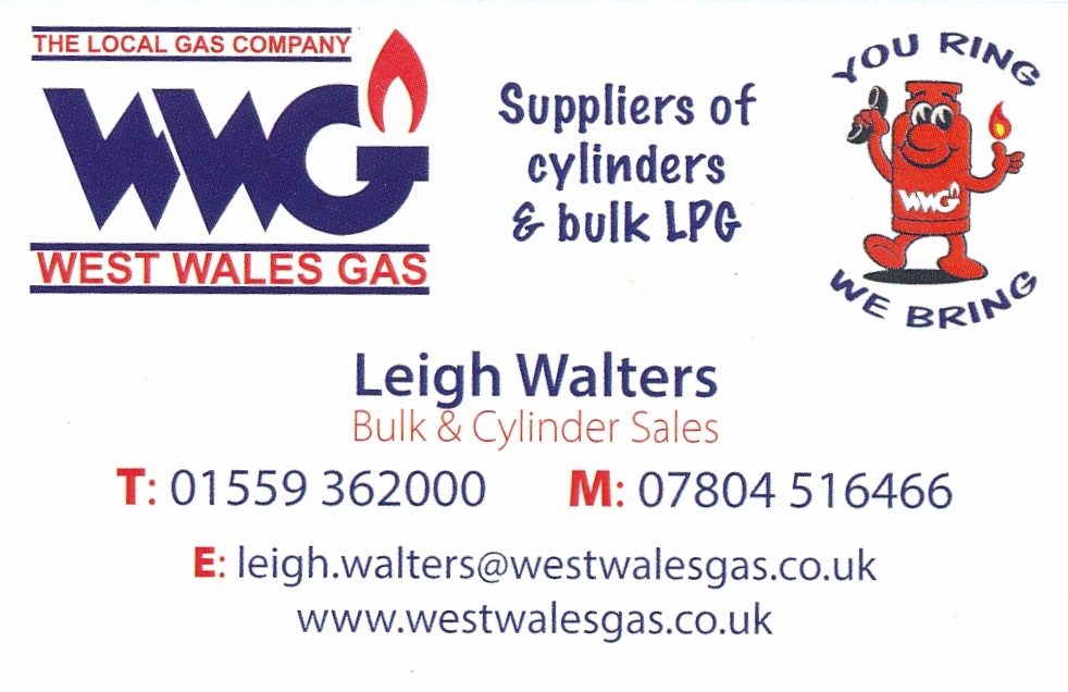 West Wales Gas suppliers of cylinders and bulk LPG