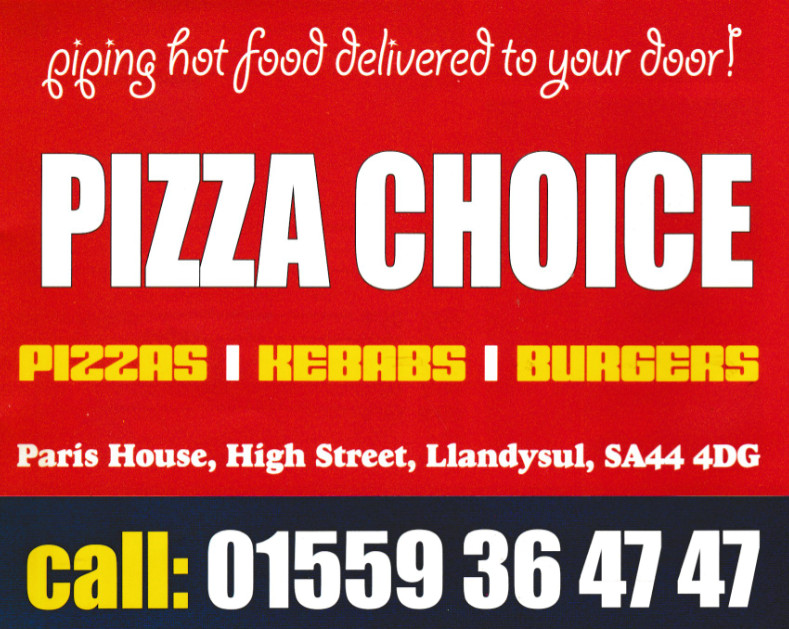 Pizza Choice - Pizzas, burgers, kebabs