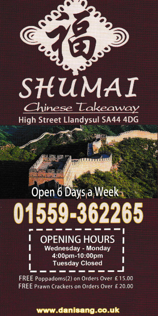 Shumai chinese takeaway